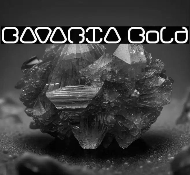 BAVARIA Bold Font examples