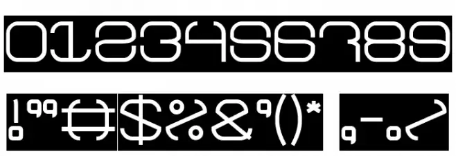 BAVARIA-Inverse Font OTHER CHARS