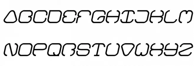 BAVARIA Italic Schriftart Groß