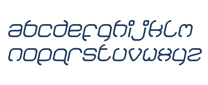 BAVARIA Italic Lowercase