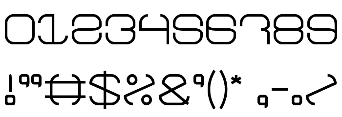 BAVARIA-Light Font OTHER CHARS