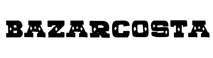 BAZAR COSTA Font