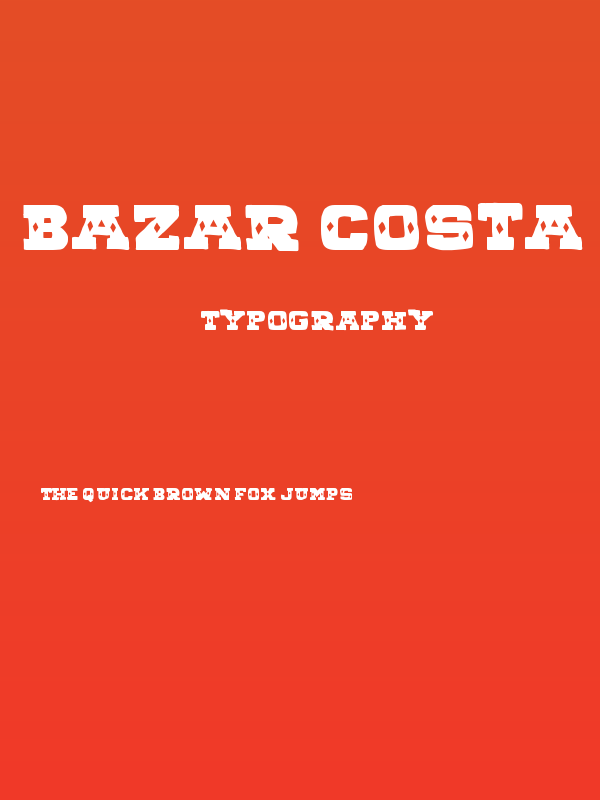 BAZAR COSTA Poster