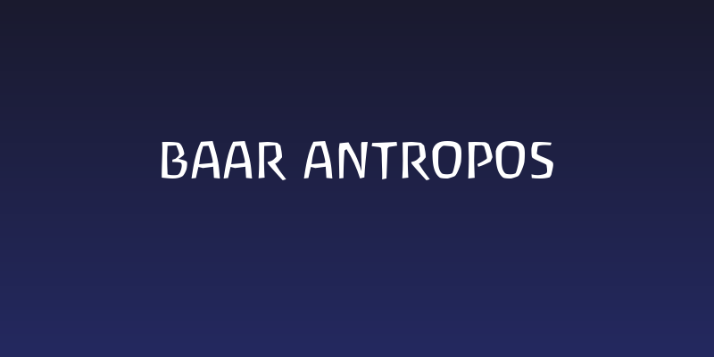 Baar Antropos Social Header
