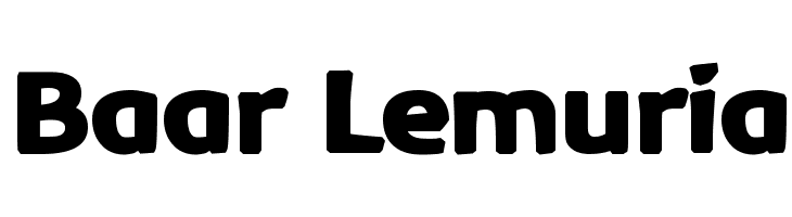 Baar Lemuria  免费字体下载