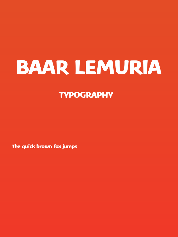 Baar Lemuria Poster