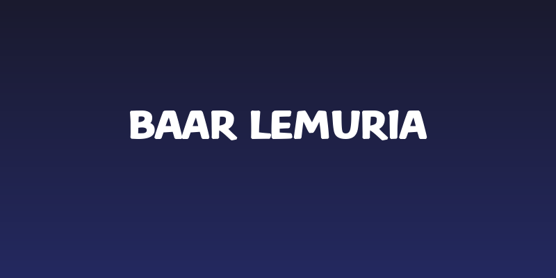 Baar Lemuria Social Header