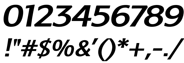 Baar Metanoia BoldItalic Font OTHER CHARS