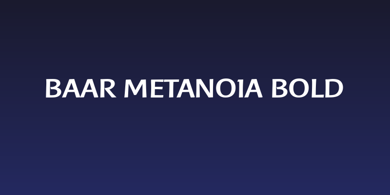 Baar Metanoia Bold Social Header