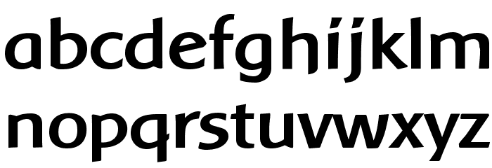 Baar Metanoia Bold Font LOWERCASE