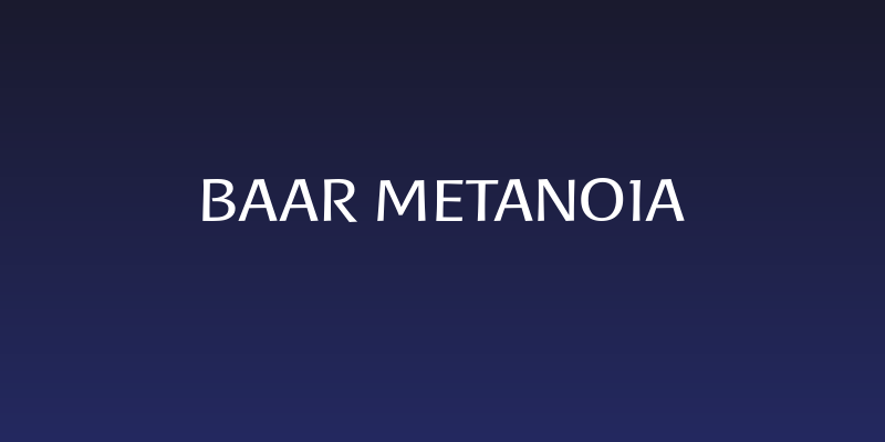 Baar Metanoia Social Header