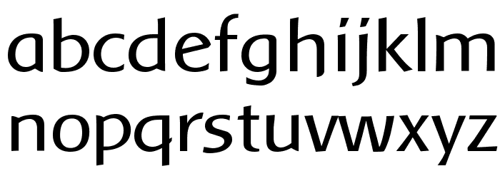 Baar Metanoia Font LOWERCASE