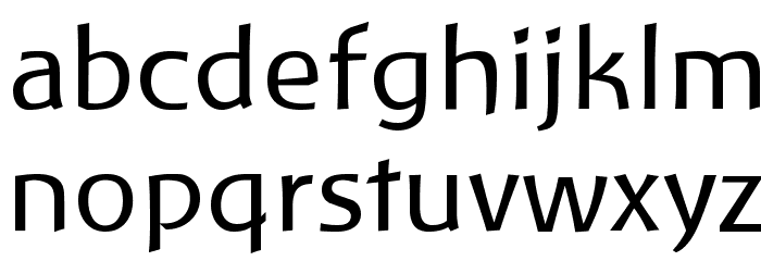 Baar Philos Font LOWERCASE