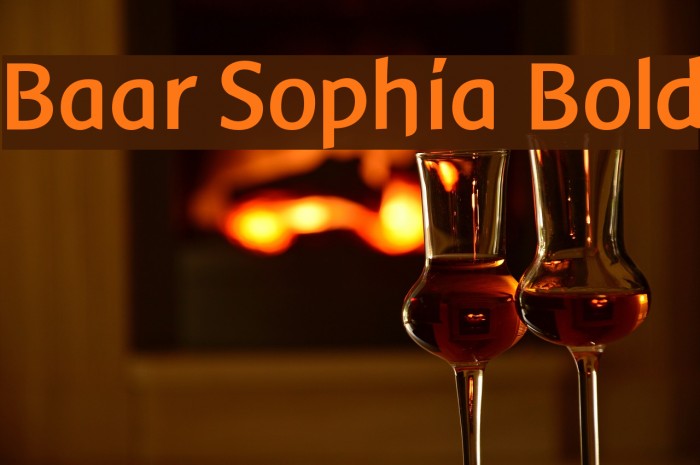 Baar Sophia Bold Polices examples