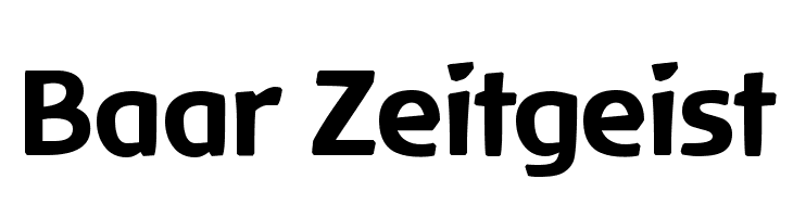 Baar Zeitgeist Fonte