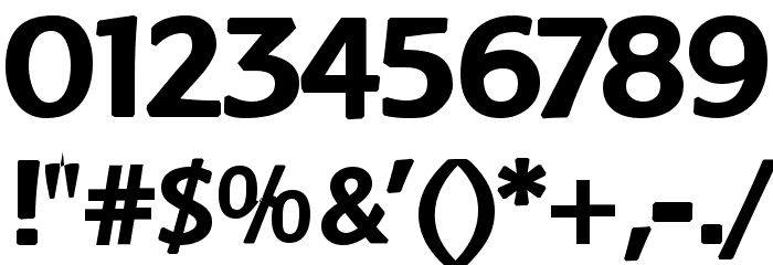 Baar Zeitgeist Font OTHER CHARS
