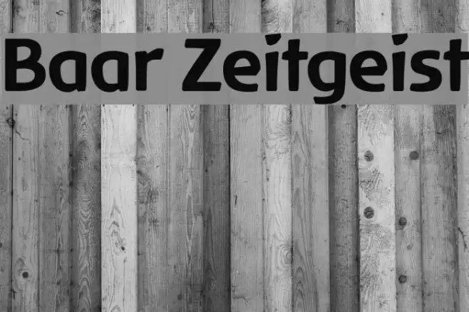 Baar Zeitgeist Example 3