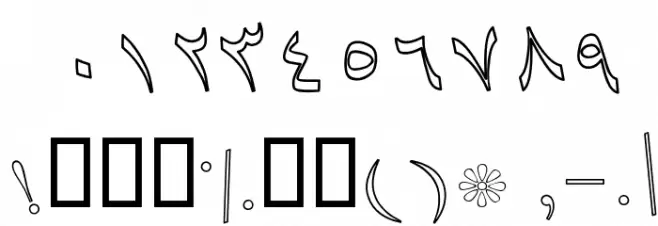 Baaraan Outline Italic फ़ॉन्ट अन्य घर का काम
