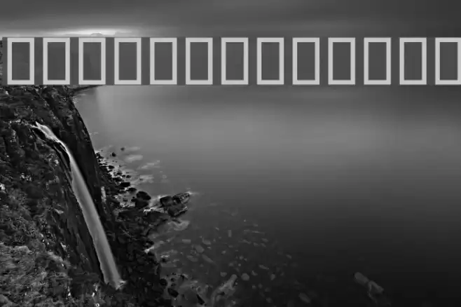 Baaraan Outline Font examples