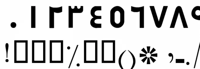 Baazi Font OTHER CHARS