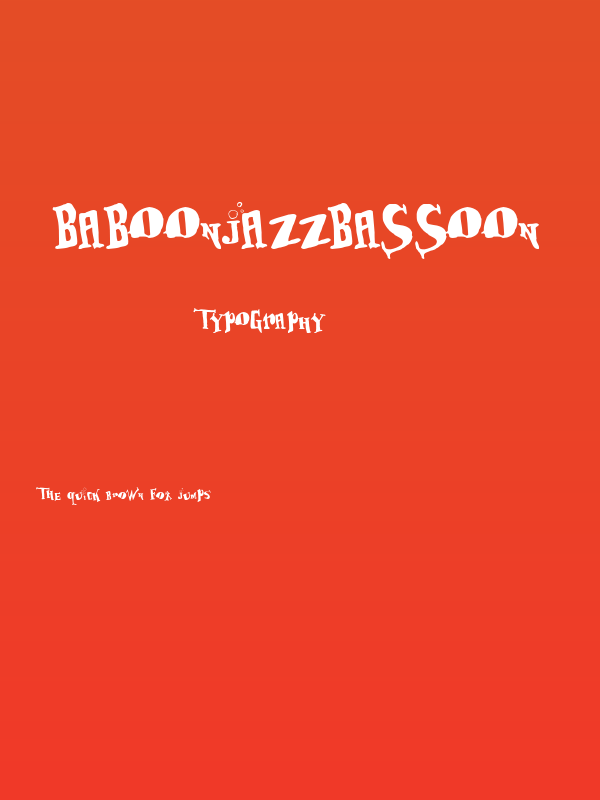 BabOonjaZzbaSsoOn Poster