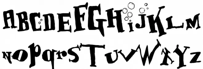 BabOonjaZzbaSsoOn Font LOWERCASE