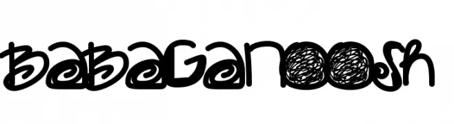 Babaganoosh  Frei Schriftart Herunterladen
