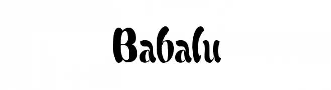 Babalu  Frei Schriftart Herunterladen