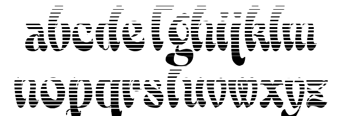 BabaluGradient Font LOWERCASE