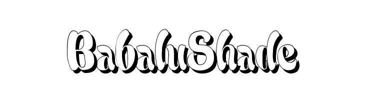 BabaluShade Font