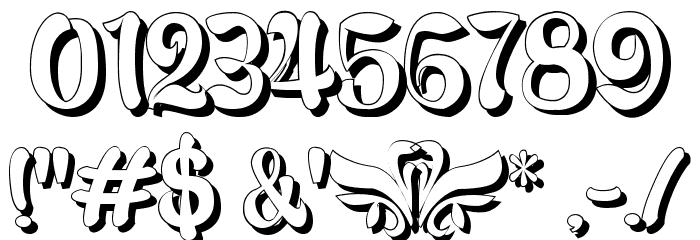 BabaluShade Font OTHER CHARS