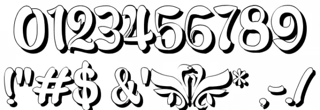 BabaluShade Font OTHER CHARS