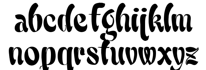 Babalu Font LOWERCASE