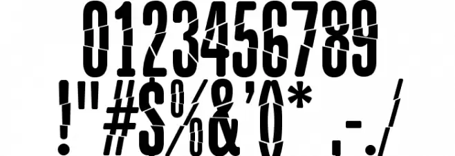 BabalusaCut Font OTHER CHARS