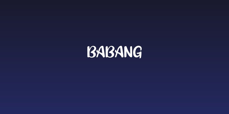 Babang Social Header