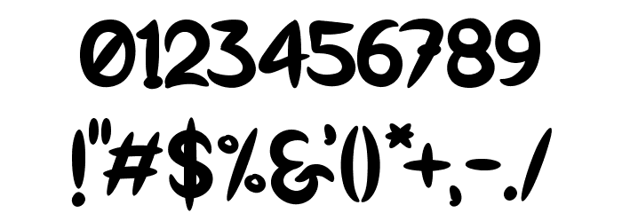 Babball Display Personal Use Regular Font OTHER CHARS