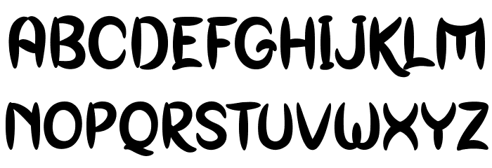 Babball Display Personal Use Regular Font LOWERCASE