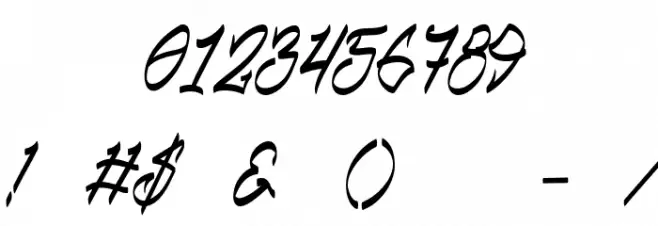 BabballPersonalUse-Regular Font OTHER CHARS