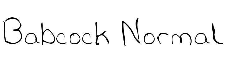Babcock Normal Font