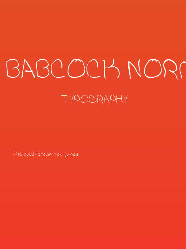 Babcock Normal Poster