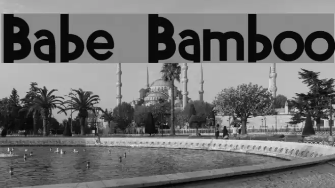 Babe Bamboo Font examples