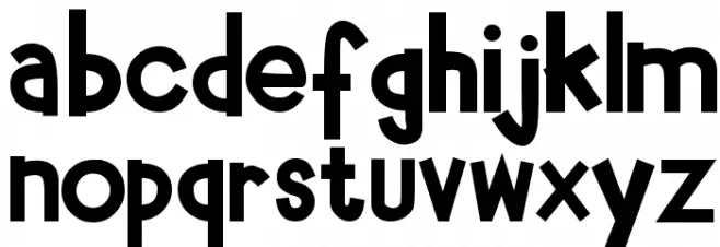 Babe Bamboo फ़ॉन्ट लोअरकेस