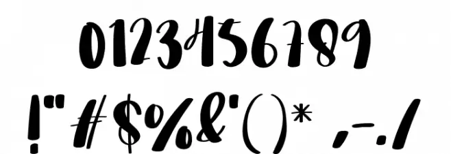 Babe Font OTHER CHARS