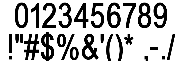 BabelSans-Bold Font OTHER CHARS