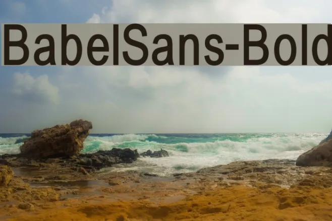 BabelSans-Bold Example 1