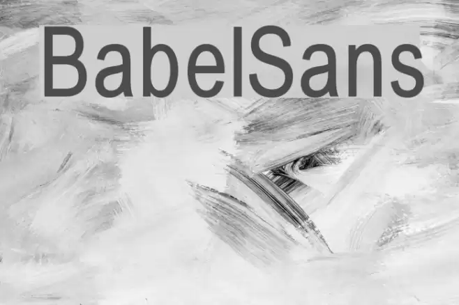 BabelSans  examples