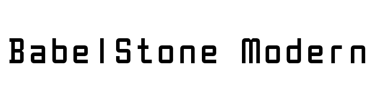 BabelStone Modern  font caratteri gratis
