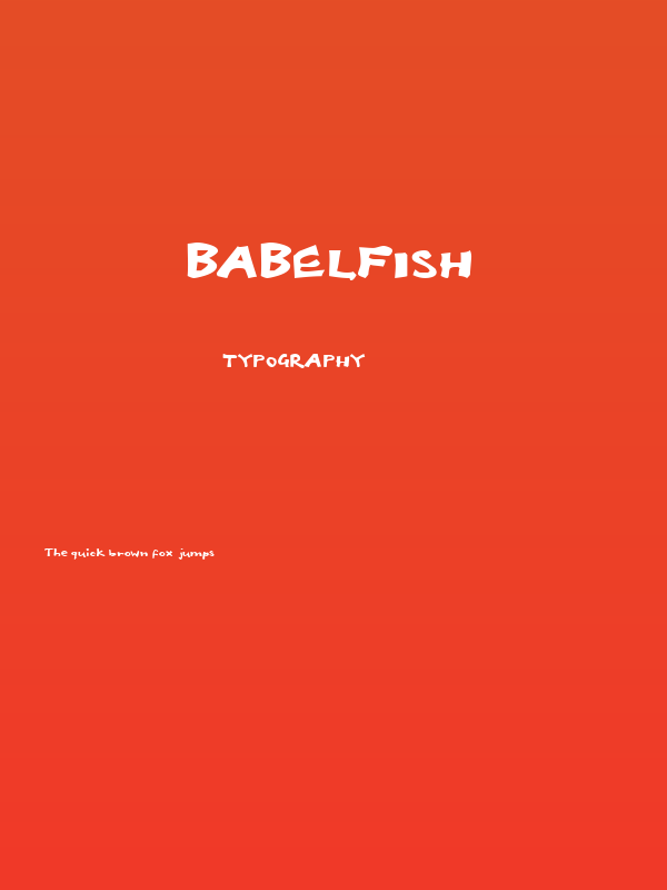 Babelfish Poster