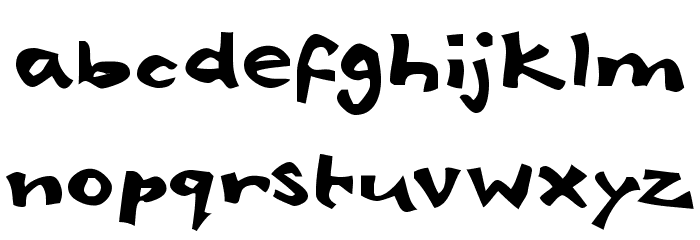 Babelfish Font LOWERCASE