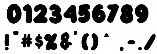 Babelgam フォント その他の文字